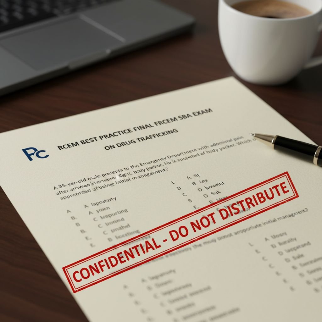 Management of Suspected Internal Drug Trafficking (SIDT): RCEM Best Practice & How It Appears in the Final FRCEM SBA Exam